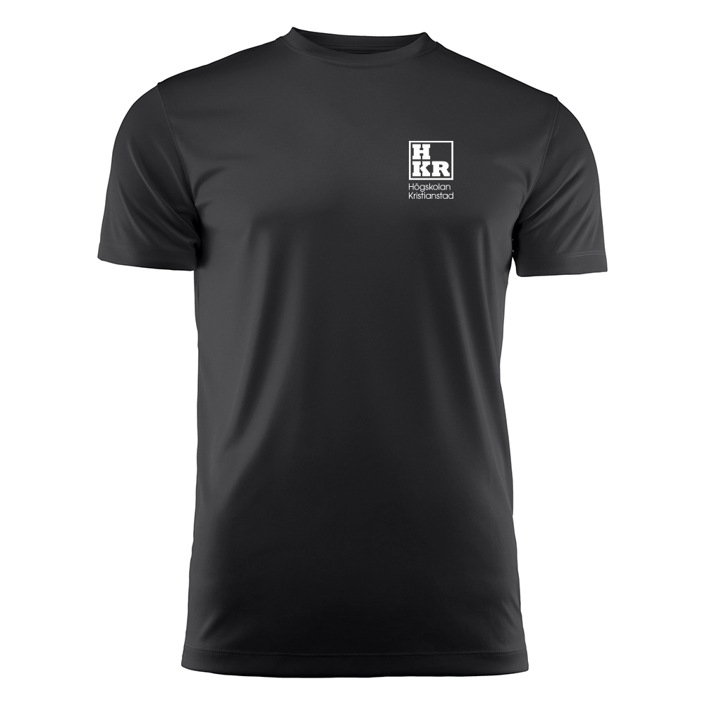 Printer Run active t-shirt Black
