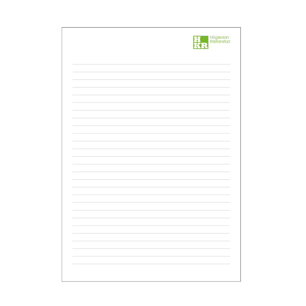 A4 Konferensblock á 10 blad - svensk version