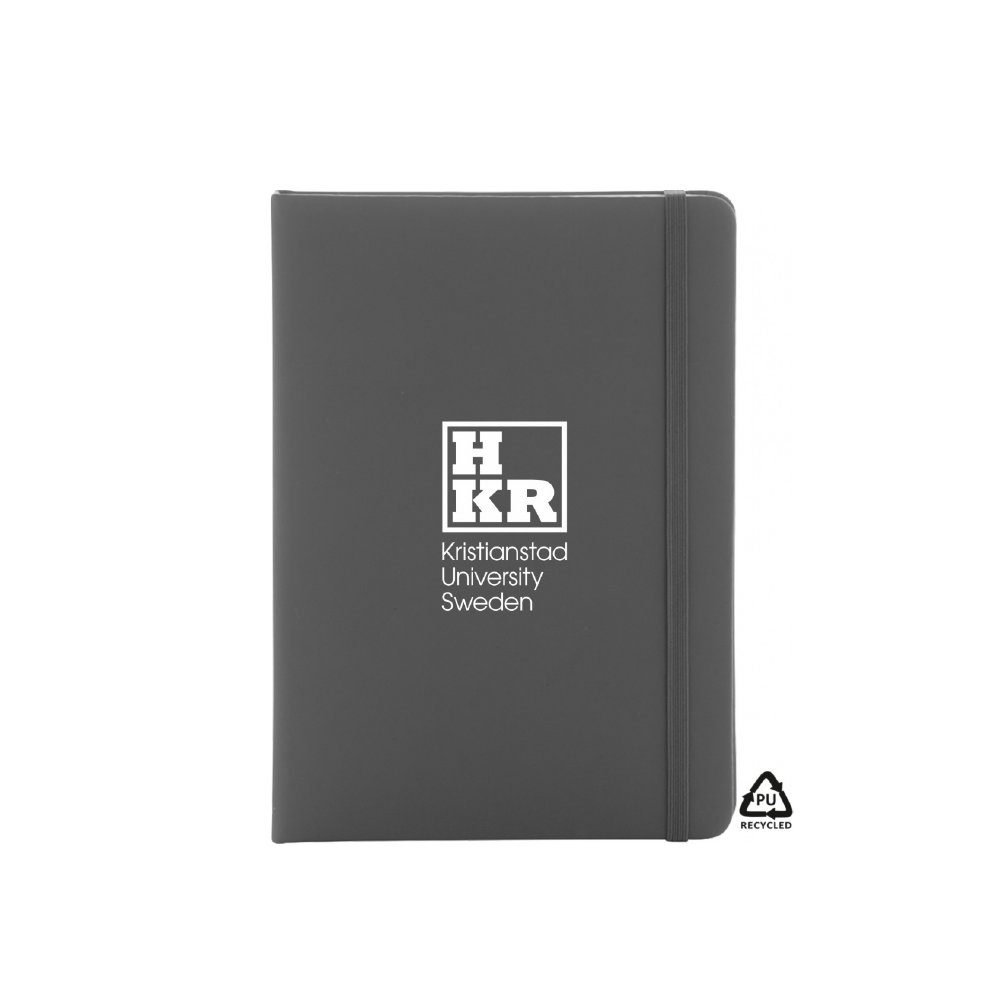 Anteckningsbok, engelsk logotyp