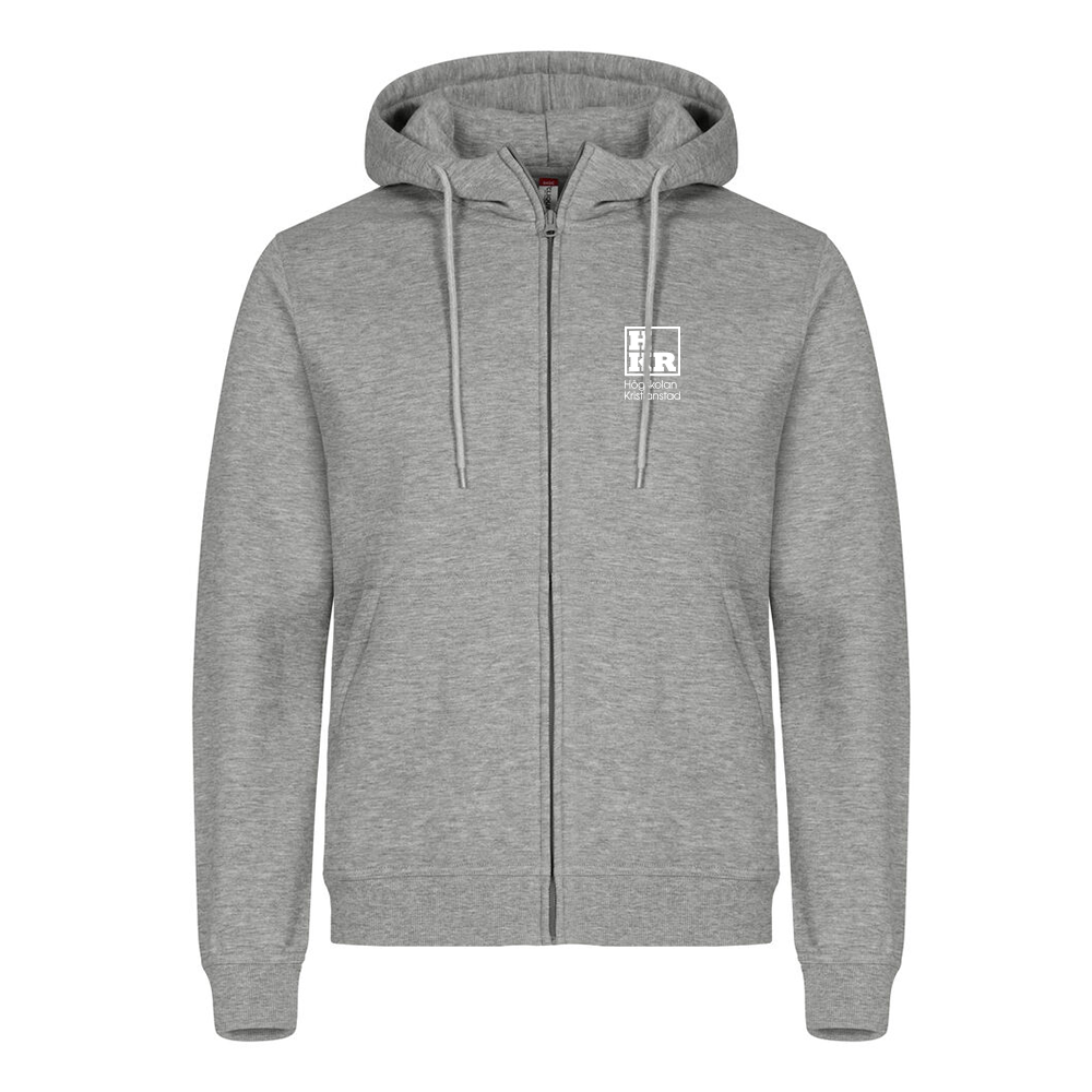 Miami Hoody FZ Gråmel